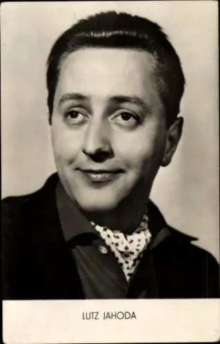 Ak Schauspieler und Sänger Lutz Jahoda, Portrait, Amiga, Autogramm