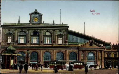 Ak Lille Nord, Bahnhof