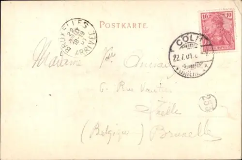 Litho Köln am Rhein, Dom