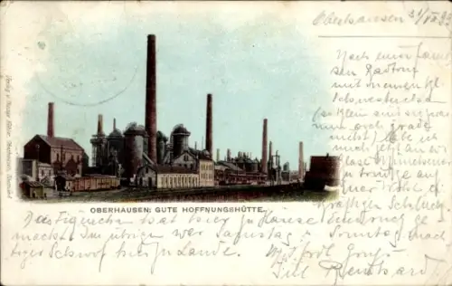 Ak Oberhausen im Ruhrgebiet, Gute Hoffnungshütte