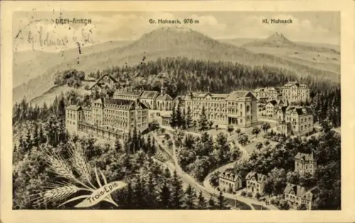 Ak Trois Épis Drei Ähren Elsass Haut Rhin, Gr. Hohnack, Kl. Hohnack