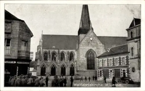 Ak Liesse Notre Dame Aisne, Wallfahrtskirche