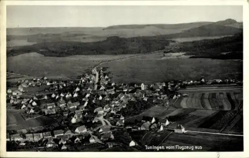 Ak Tuningen in der Baar, Luftaufnahme
