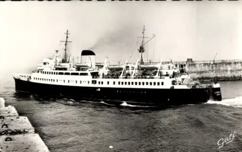 Ak Dieppe Seine Maritime, Le Paquebot Lisieux arrivant à Dieppe, Fährschiff, SNCF