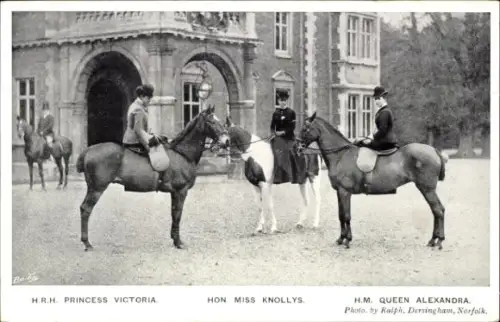 PC HRH Princess Victoria, Miss Knollys, Queen Alexandra
