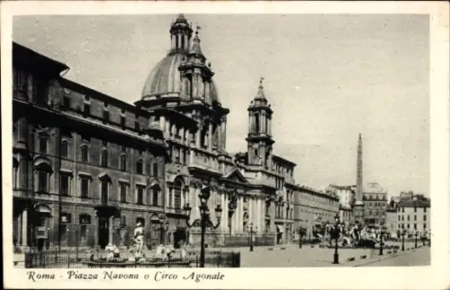 Ak Roma Rom Lazio, Piazza Navona o Circo Agonale