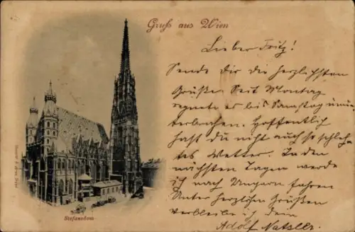 Ak Wien 1 Innere Stadt, Stefansdom