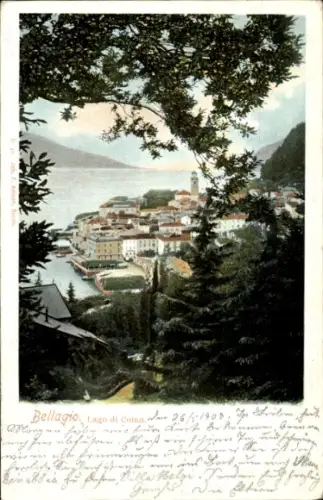 Ak Bellagio Lago di Como Lombardia,  Lago di Como, Landschaft, 1998