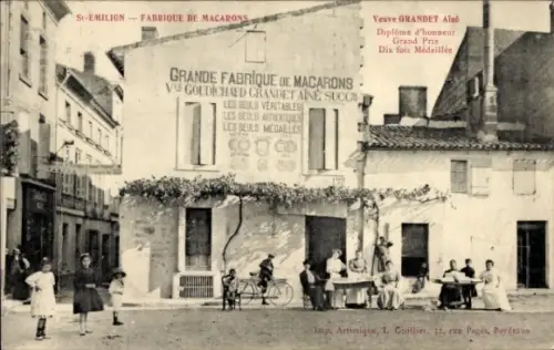 CPA Saint-Émilion Gironde, Fabrique de Macarons