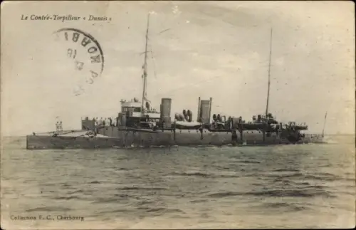 Ak Französisches Kriegsschiff, Dunois, Contre Torpilleur