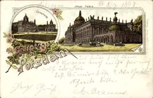 Litho Potsdam, Communs, Neues Palais
