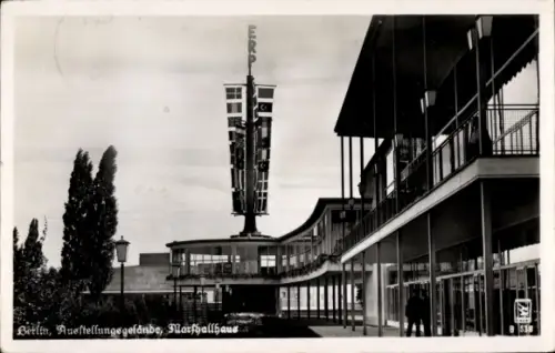 Ak Berlin Mitte,  Ausstellungsgelände, Marshallhaus, Flaggen, 