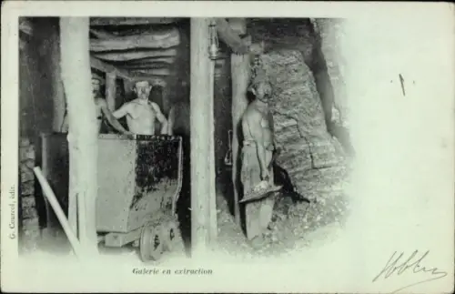 CPA Mine, Galerie en extraction