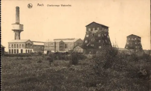 CPA Asch, Charbonnage de Waterschel
