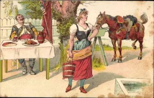 CPA Reklame, Biscuits Germain Lyon