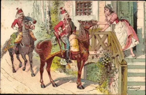 CPA Reklame, Biscuits Germain Lyon