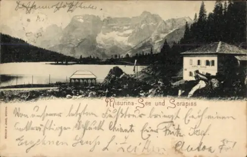 Ak Lago di Misurina Misurinasee Cortina d'Ampezzo Veneto, Sorapiss