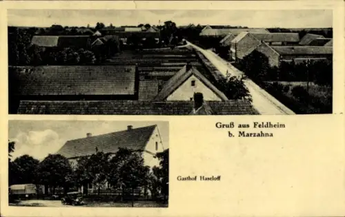 Ak Feldheim Treuenbrietzen in Brandenburg, Gasthof Haseloff