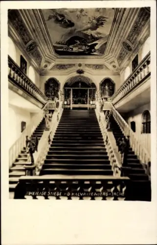 Foto Ak Bad Tölz, Heilige Stiege in der Kalvarienbergkirche Hl. Kreuz