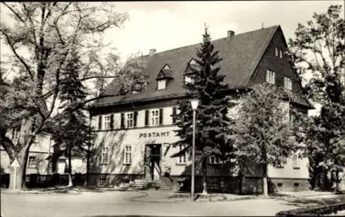 Ak Berga an der Elster Thüringen, Postamt