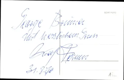 Ak Schauspieler Rudolf Fernau, Portrait, Autogramm