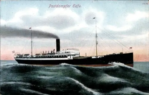 Ak Postdampfer Edfu, DOAL