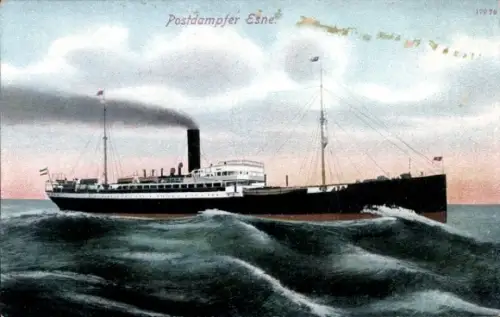 Ak Postdampfer Esne, DOAL