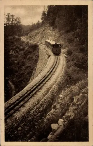 Ak Hochschneeberg Niederösterreich, Zahnradbahn
