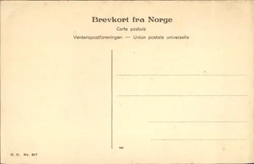 Ak Norwegen, Bergensbanen, Rentierherde