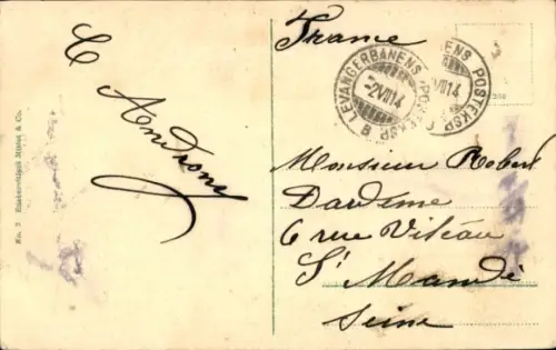 Ak Norwegen, Rentiere rasten