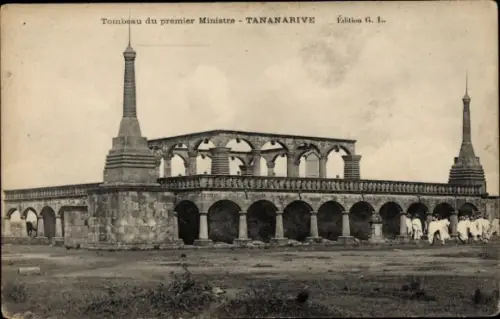 Ak Antananarivo Tananarive Madagaskar, Tombeau du premier Ministre,  Edition G. L.