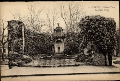 Ak Trier an der Mosel, Rothen Turm