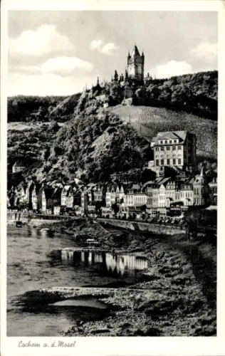 Ak Cochem an der Mosel, Gesamtansicht