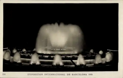 Ak Barcelona Katalonien Spanien, Ausstellung 1925