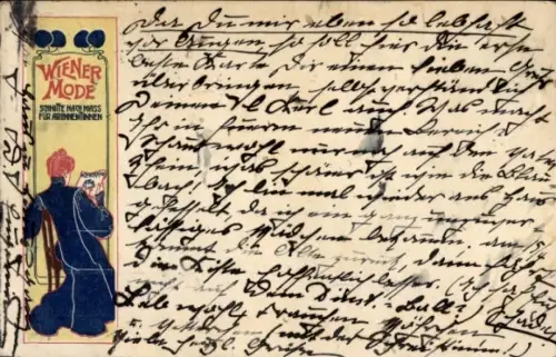 Ak Werbung, Wiener Mode