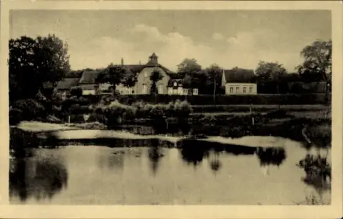 Ak Schönebeck an der Elbe, Ausflugslokal zur alten Fähre, Inh. Walter Heide