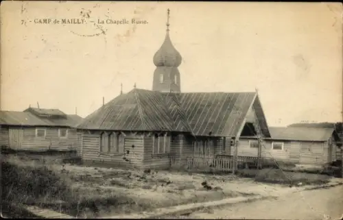 Ak Mailly le Camp Aube, Chapelle Russe