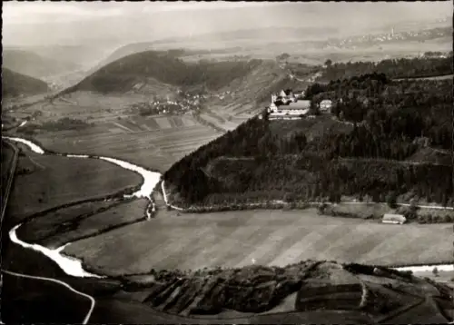 Ak Ergenzingen Rottenburg am Neckar, Fliegeraufnahme Schloß Restaurant Weitenburg