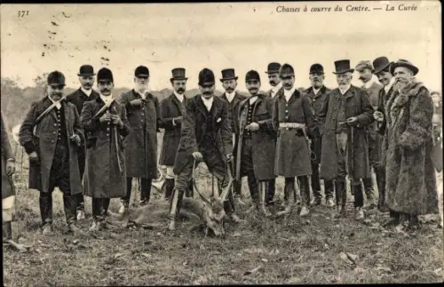 Ak Jagd, Beute, Hirsch, Chasses a courre du Centre