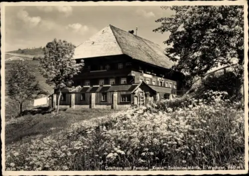 Ak Todtmoos im Hochschwarzwald, Gasthof Kranz