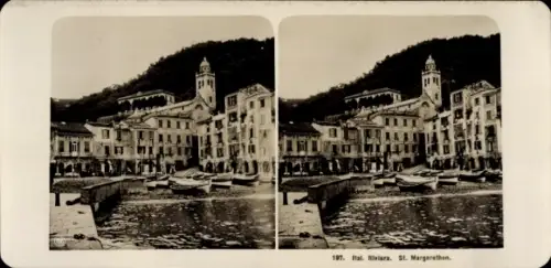 Stereo Foto Santa Margherita Ligure Liguria, Gesamtansicht