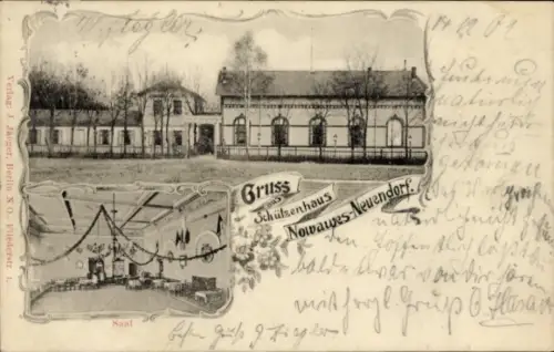 Ak Neuendorf Nowawes Babelsberg Potsdam, Schützenhaus, Saal, Großbeerenstr. 154