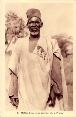 Ak vieux serviteur de la France, portrait, Moktar Sow