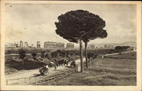 Ak Roma Rom Lazio, Via Appia