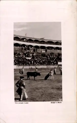 Passepartout Ak Stierkampf, Torero