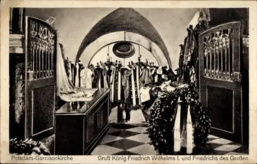 Ak Potsdam, Garnisonkirche, Gruft König Friedrich Wilhelms I.