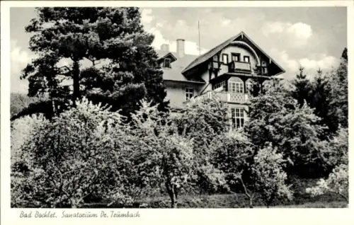 Ak Bad Bocklet Unterfranken, Sanatorium Dr. Trümbach