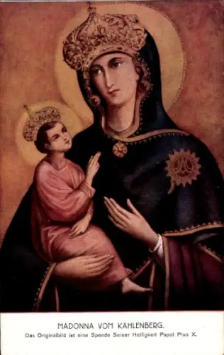 Künstler Ak Madonna vom Kahlenberg, St. Josefskirche