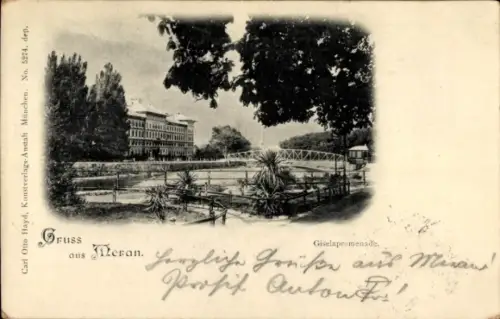 Ak Meran Merano Südtirol, Giselapromenade