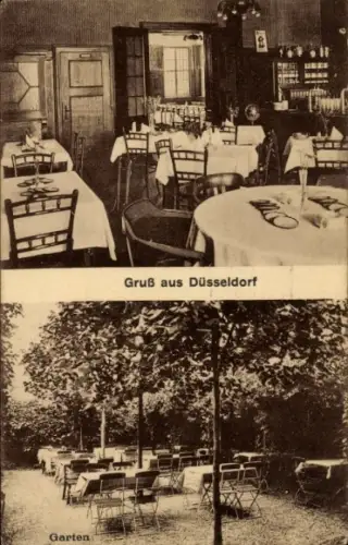 Ak Düsseldorf am Rhein, Cecilienhof, Inh. Josef Kremers, Kaiserswerther Str. 77